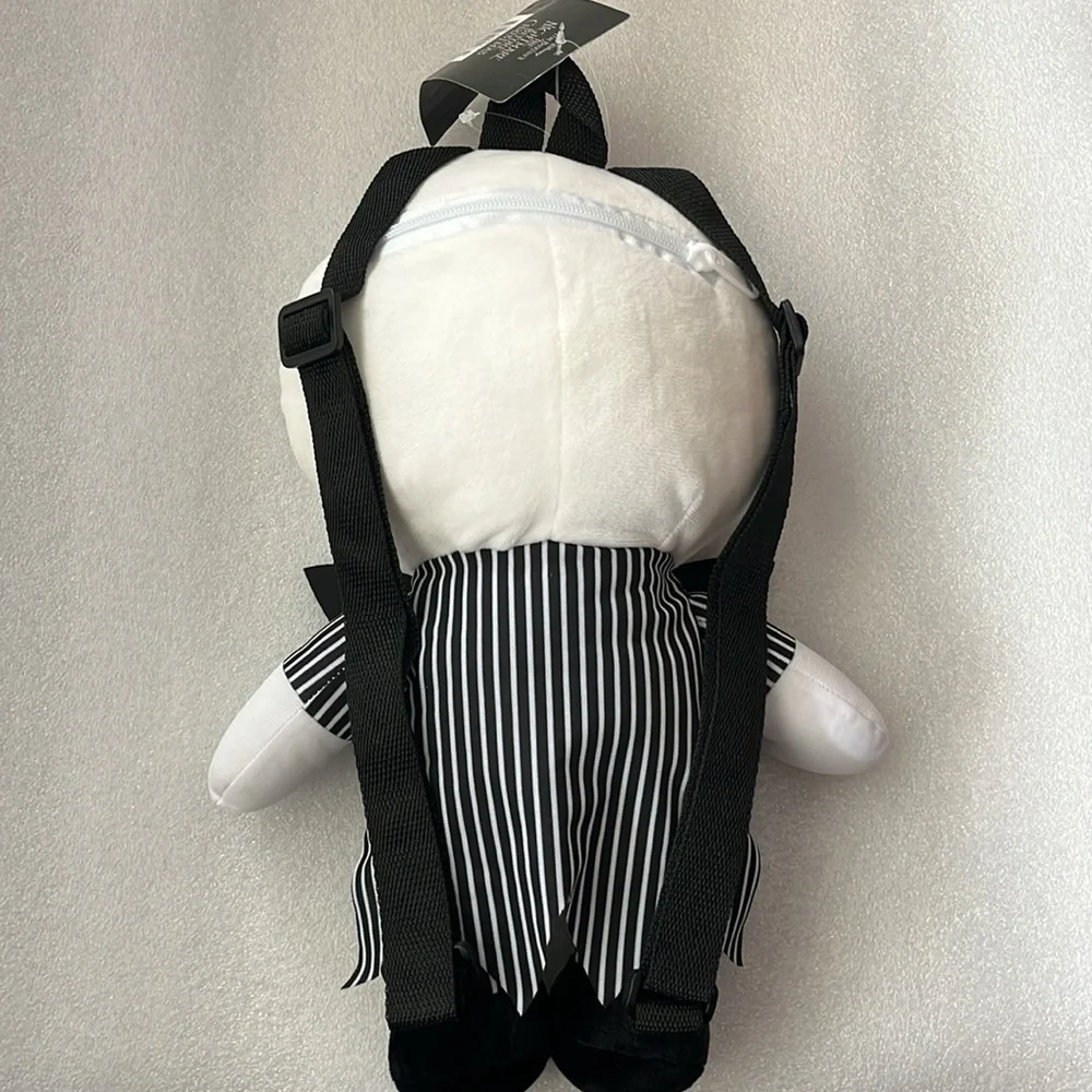 🆕 Jack Skellington Backpack Mini Nightmare  Before Christmas Stuffed Plush Zip